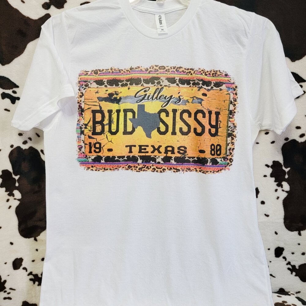 Bud And Sissy Graphic T Shirt Trendy Boutique Style Tee Women Gift White - Picture 6 of 8